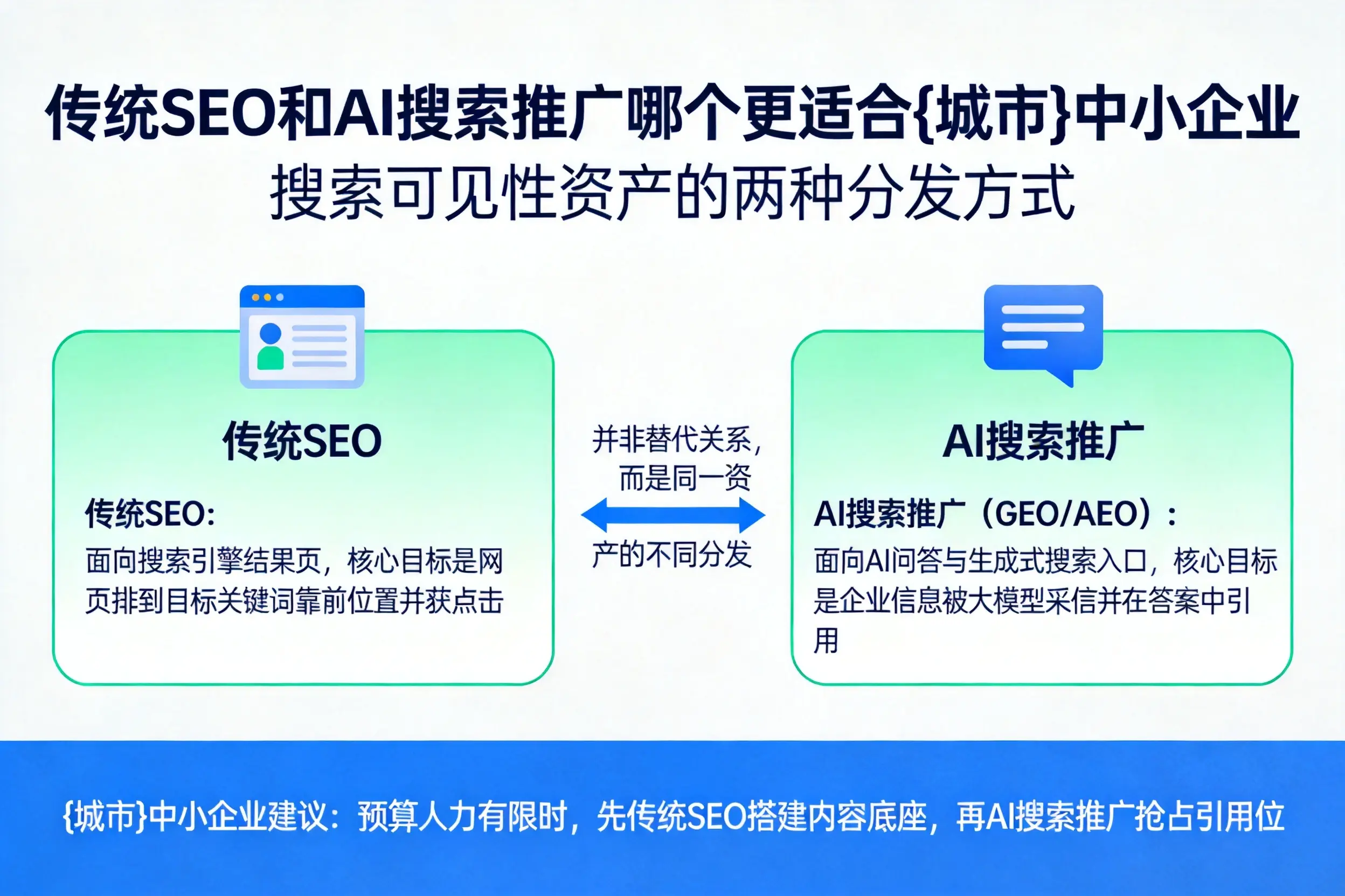 传统SEO和AI搜索推广哪个更适合松原中小企业