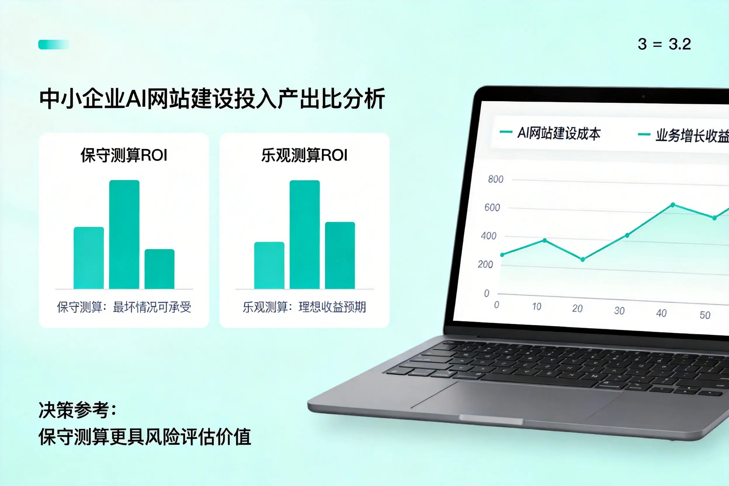 松原中小企业AI网站建设投入产出比怎么算？先看这份分析