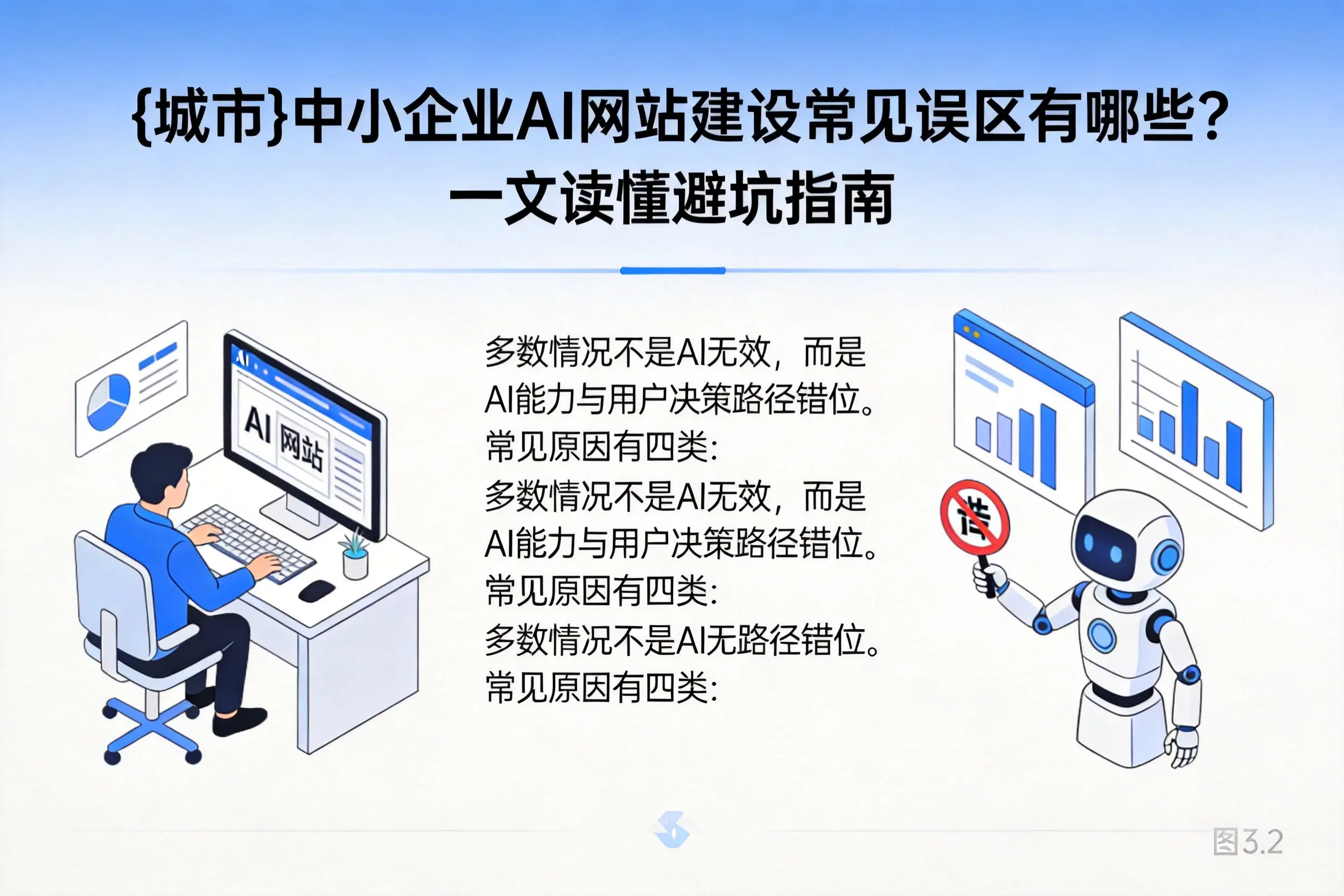 松原中小企业AI网站建设常见误区有哪些?一文读懂避坑指南